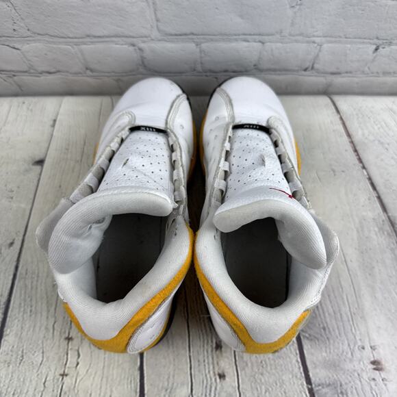 Nike Air Jordan 13 XIII Retro Del Sol Yellow White Size 6Y DJ3003-167 No Laces - Picture 5 of 8